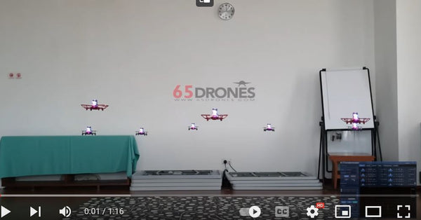 Luminescent 3 by 3 flight map with Simulation software package