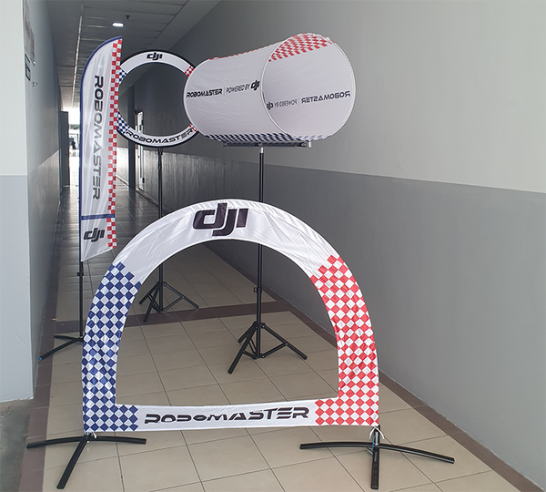 DJI RoboMaster TT drone racing loops