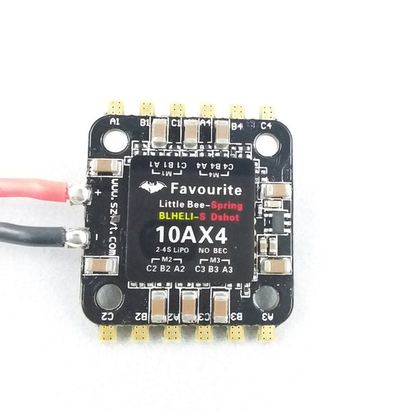 FVT LittleBee-Spring Dshot Blheli_S BB2 ESC (40A / 4 in 1 20A or 30A with 5V 12V BEC / 4 in 1 10A without BEC)