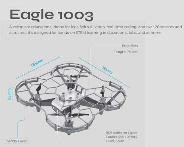 Whalesbot Eagle 1003 drone (AUTHORISED DRONE FOR SAFMC SMART DRONE CHALLENGE)