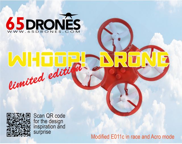 65drones Whoop! - modified E011c in race and acro mode